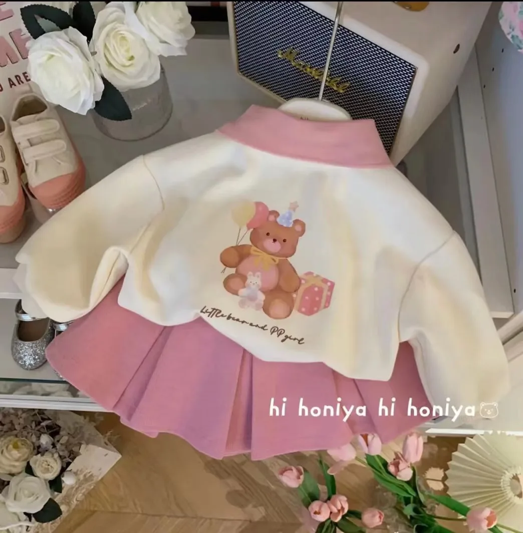 Winter Clothing Activities For Toddlers - Set pakaian anak-anak gambar beruang kartun