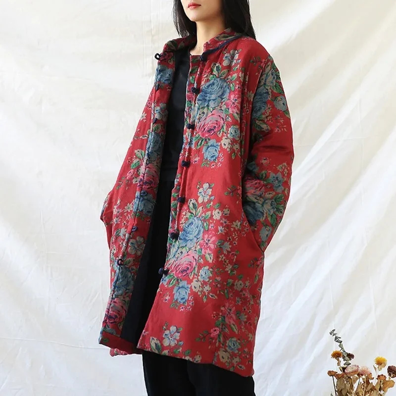 Pakaian Gaya Cina Mantel Katun - Winter Clothing Women'S ulasan dan harga