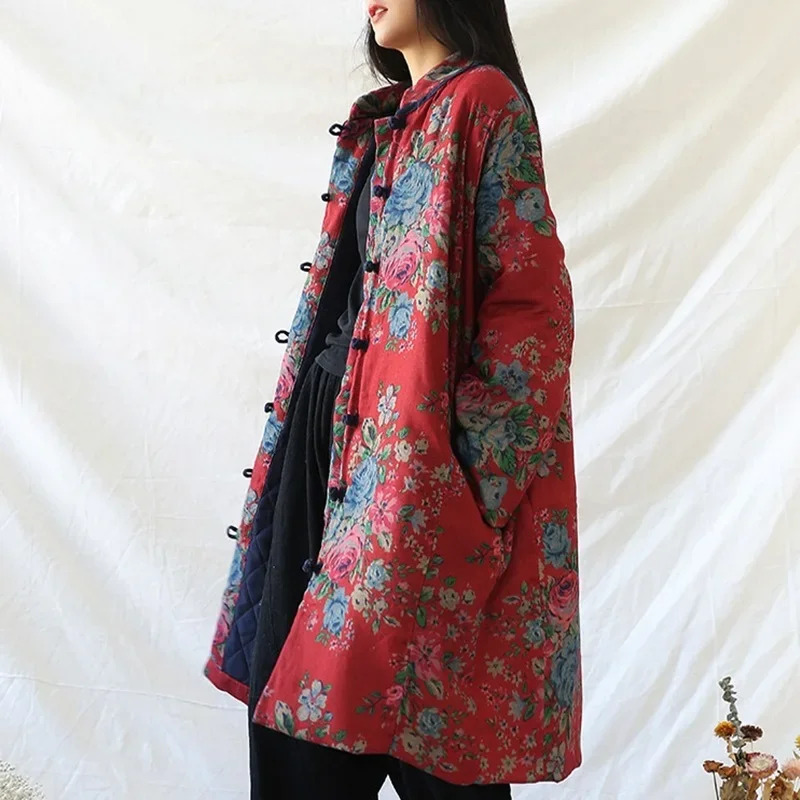 Pakaian Gaya Cina Mantel Katun - Winter Clothing Women'S ulasan dan harga