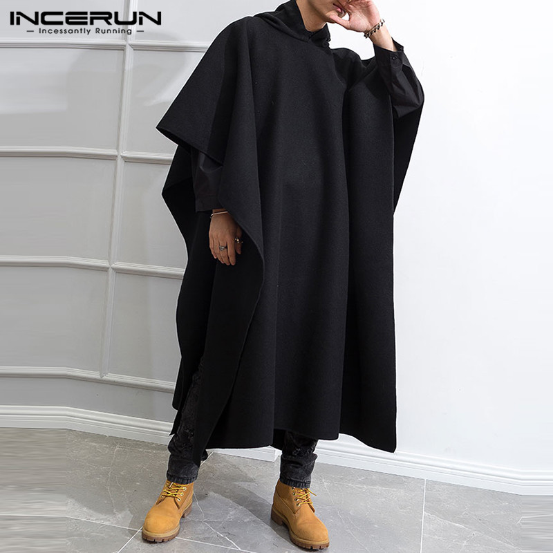 INCERUN Mantel Jubah Pria Fash - Winter Clothing Sale ulasan dan harga