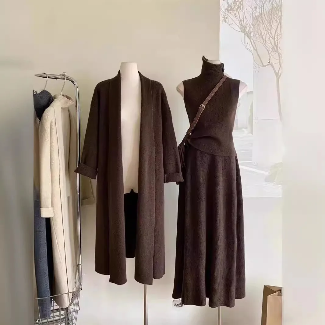 Rompi Sweter Panjang Wanita Se - Winter Clothing Sale ulasan dan harga