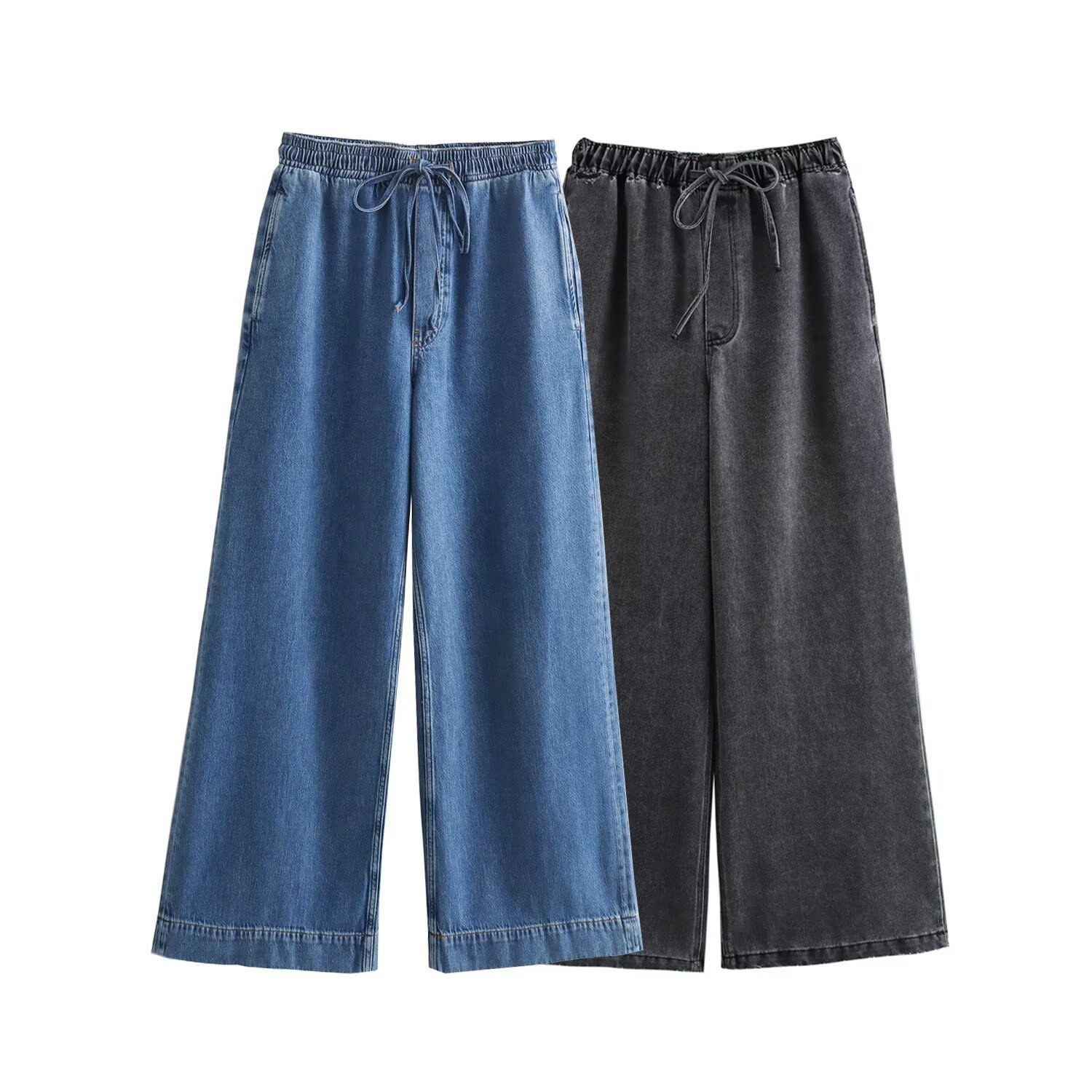 Setelan Jeans Kemeja Denim Lon - Winter Clothing Europe ulasan dan harga