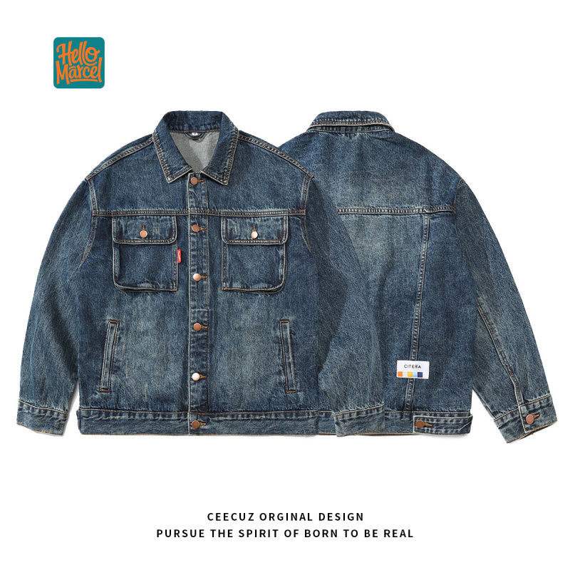 HELLOMARCEL Jaket Jeans Kualit - Winter Clothing Europe ulasan dan harga