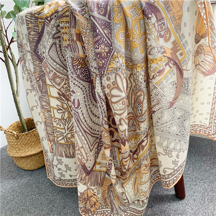 Syal Wol Sutra 135CM Desainer  - Winter Clothing Hong Kong ulasan dan harga