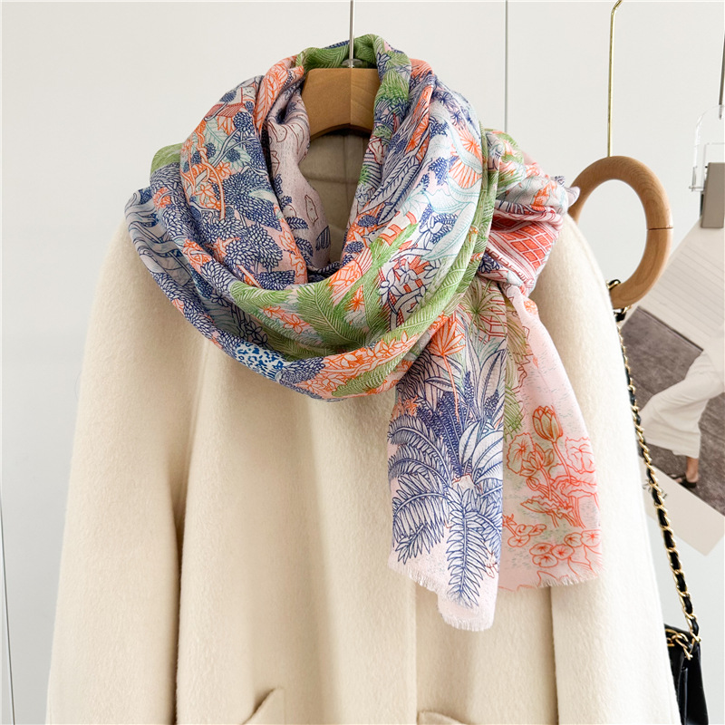 Selendang Rumbai Kasmir Panjan - Winter Clothing Hong Kong ulasan dan harga